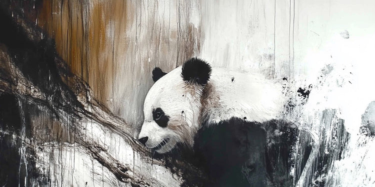 panda bear wall art