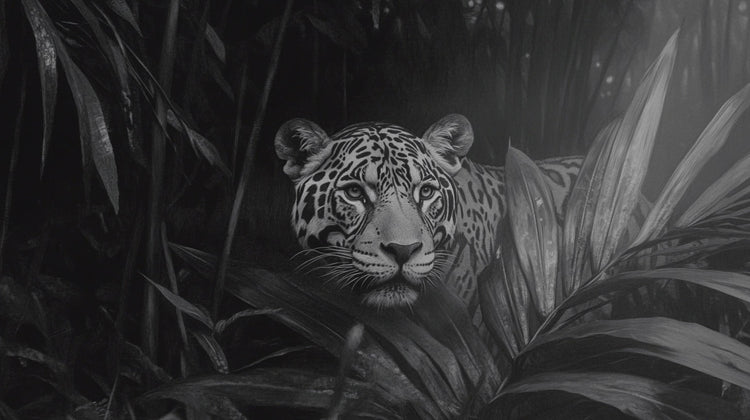 jaguar big-cat animal wall art