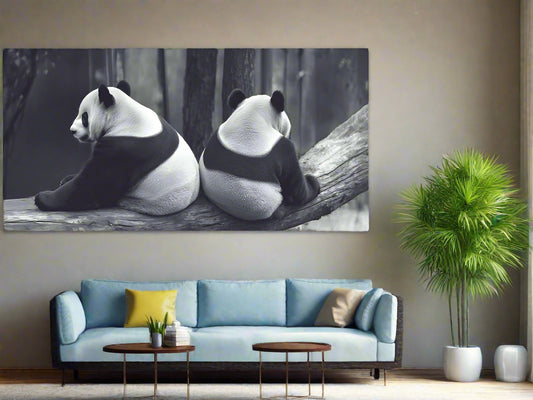 Always Have Each Other’s Back | Panda Wall Art | Limited Edition | Wild Essence