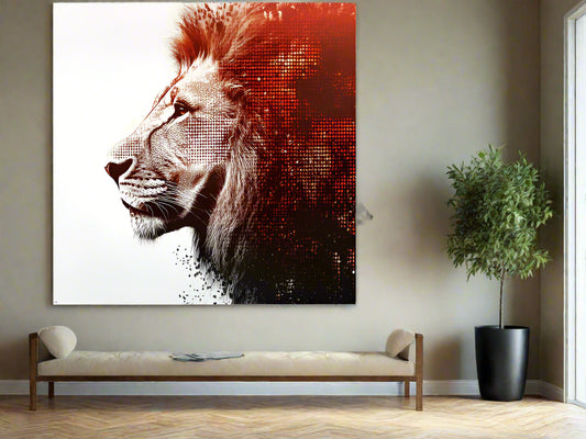 Be Proud | Abstract Lion Wall Art | Limited Edition | Wild Essence