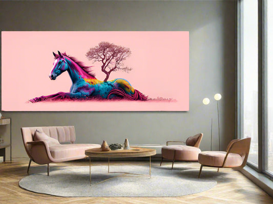 Be The Creator Of Your Universe | Vibrant Wild Horse Wall Art | Limited Edition | Wild Essence