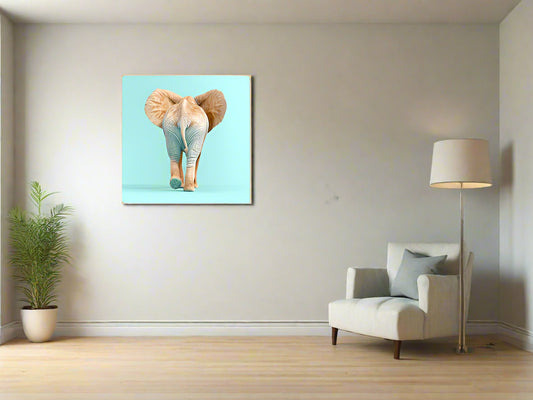 Best Foot Forward | Elephant Wall Art | Limited Edition | Wallimals