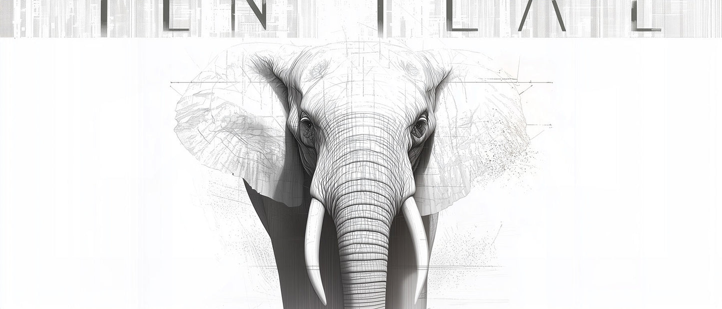 Calculated Strength | Elephant Wall Art | Limited Edition | Wild Essence
