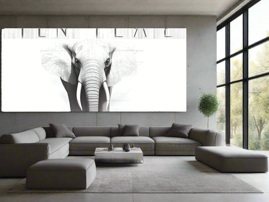 Calculated Strength | Elephant Wall Art | Limited Edition | Wild Essence