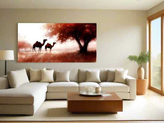 Camelscape | Camel Wall Art | Limited Edition | Wallimals