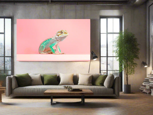 Chromatic Contemplation | Lizard Wall Art | Limited Edition | Wallimals