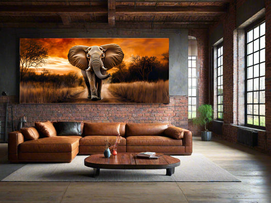 Commanding Presence | Elephant Wall Art | Limited Edition | Wallimals
