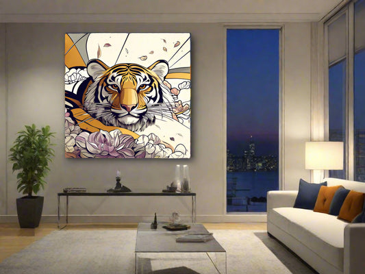 Eternal Connections | Tiger Wall Art | Limited Edition | Wallimals