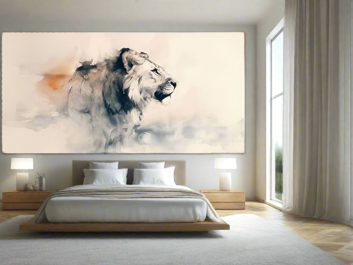 Face It Head On | Lion Wall Art | Limited Edition | Wild Essence