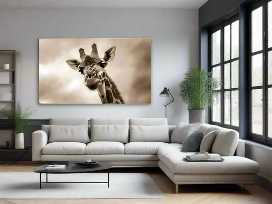 Face Time | Giraffe Wall Art | Limited Edition | Wallimals