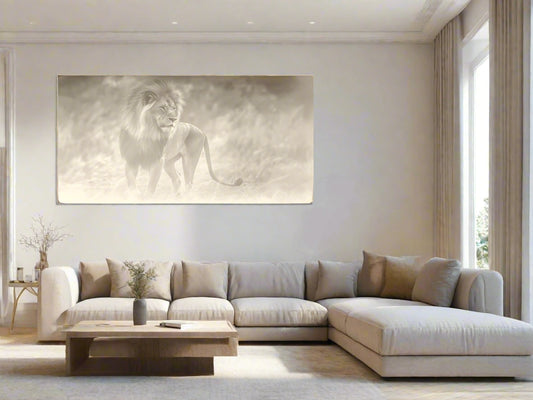 Faded | Lion Wall Art | Limited Edition | Wallimals