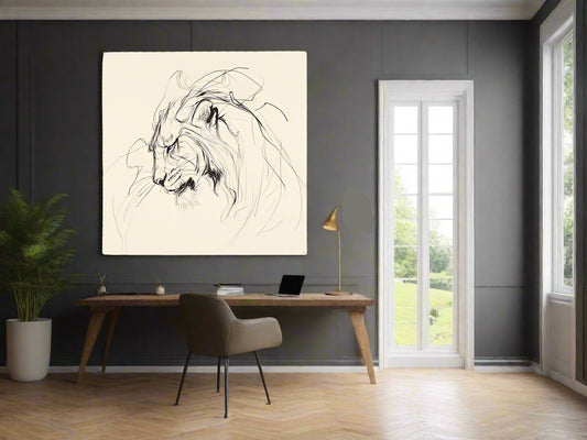 Fierce Grace | Lion Wall Art | Limited Edition | Wild Essence