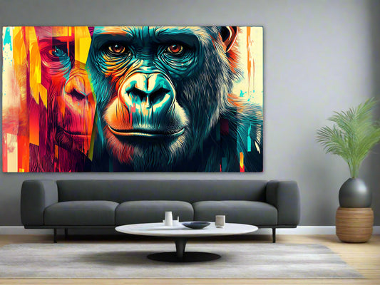 Find Truth Within | Abstract Gorilla Wall Art | Limited Edition | Wild Essence