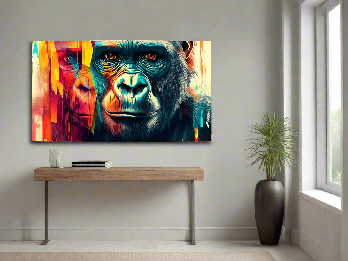 Find Truth Within | Abstract Gorilla Wall Art | Limited Edition | Wild Essence