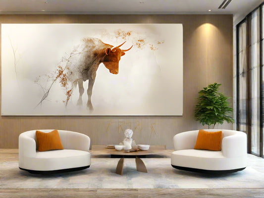 Force of Nature | Ox Wall Art | Limited Edition | Wild Essence
