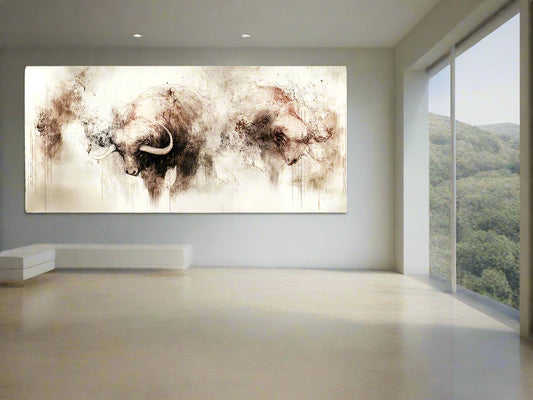 From Dust ‘til Dawn | Buffalo Wall Art | Limited Edition | Wild Essence