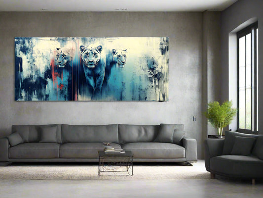 Game On | Lion Wall Art | Limited Edition | Wallimals