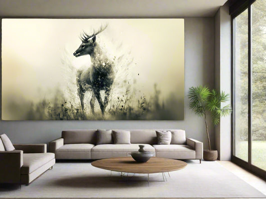 Graceful Awareness | Deer Wall Art | Limited Edition | Wild Essence