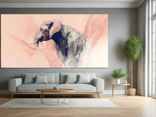 Happyphant | Elephant Wall Art | Limited Edition | Wild Essence
