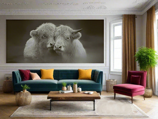 I Like You More | Ox Wall Art | Limited Edition | Wallimals