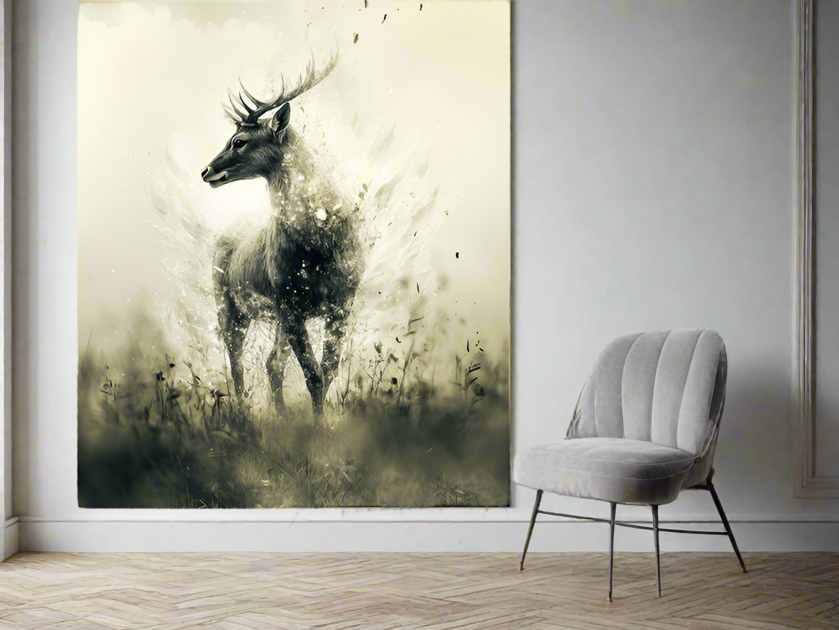In Touch With Nature | Deer Wall Art | Limited Edition | Wild Essence