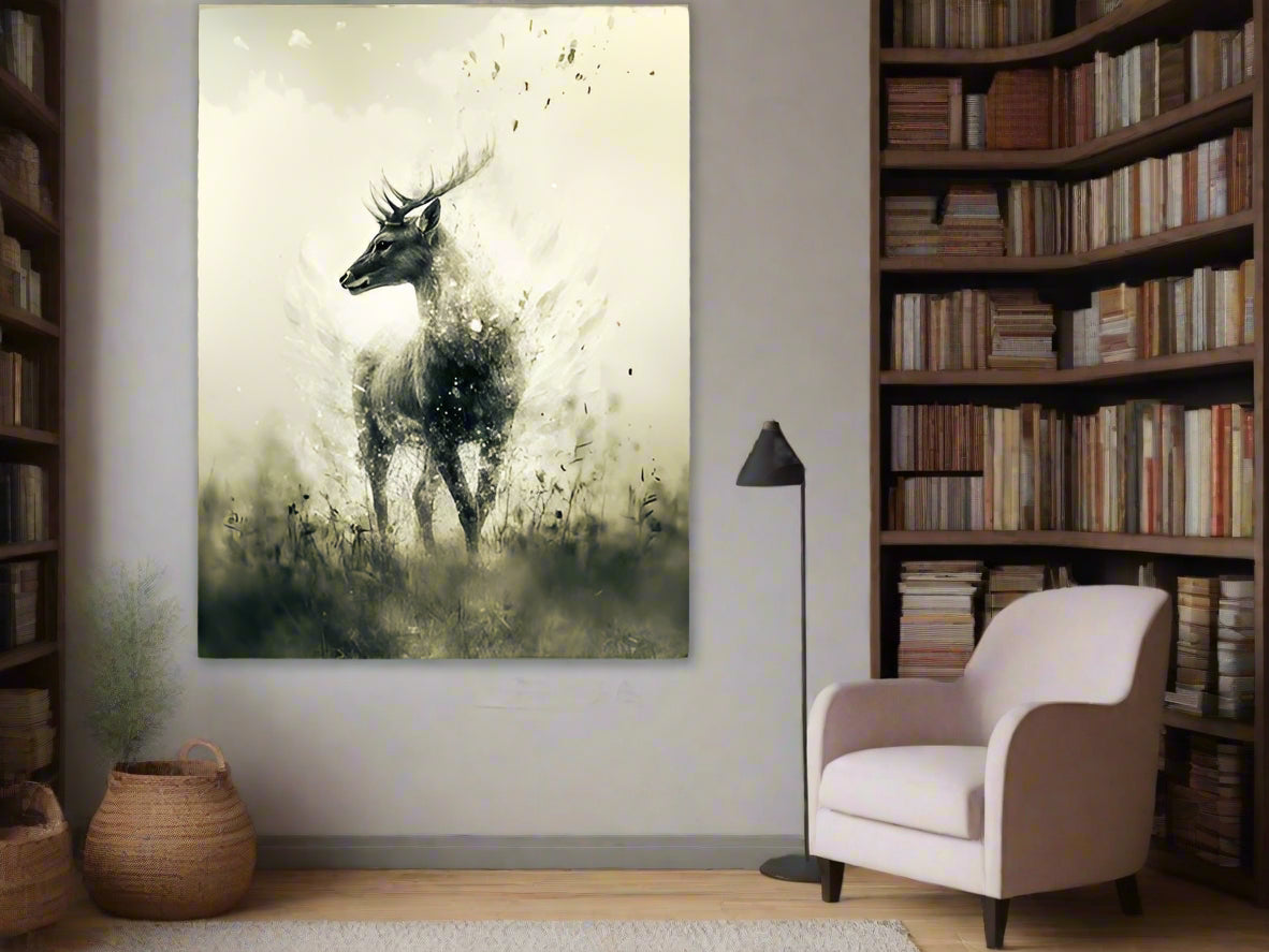 In Touch With Nature | Deer Wall Art | Limited Edition | Wild Essence