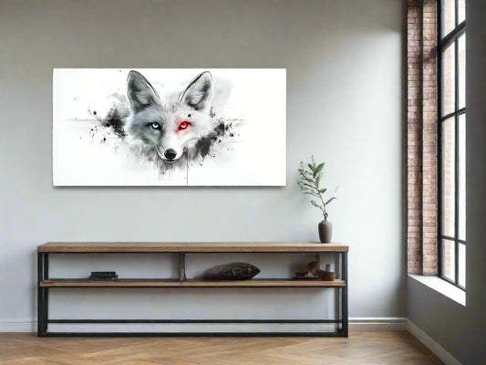 In the Blink of an Eye | Fox Wall Art | Limited Edition | Wallimals