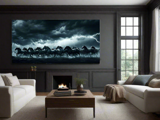 It Was a Dark and Stormy Night | Horse Wall Art | Limited Edition | Wallimals