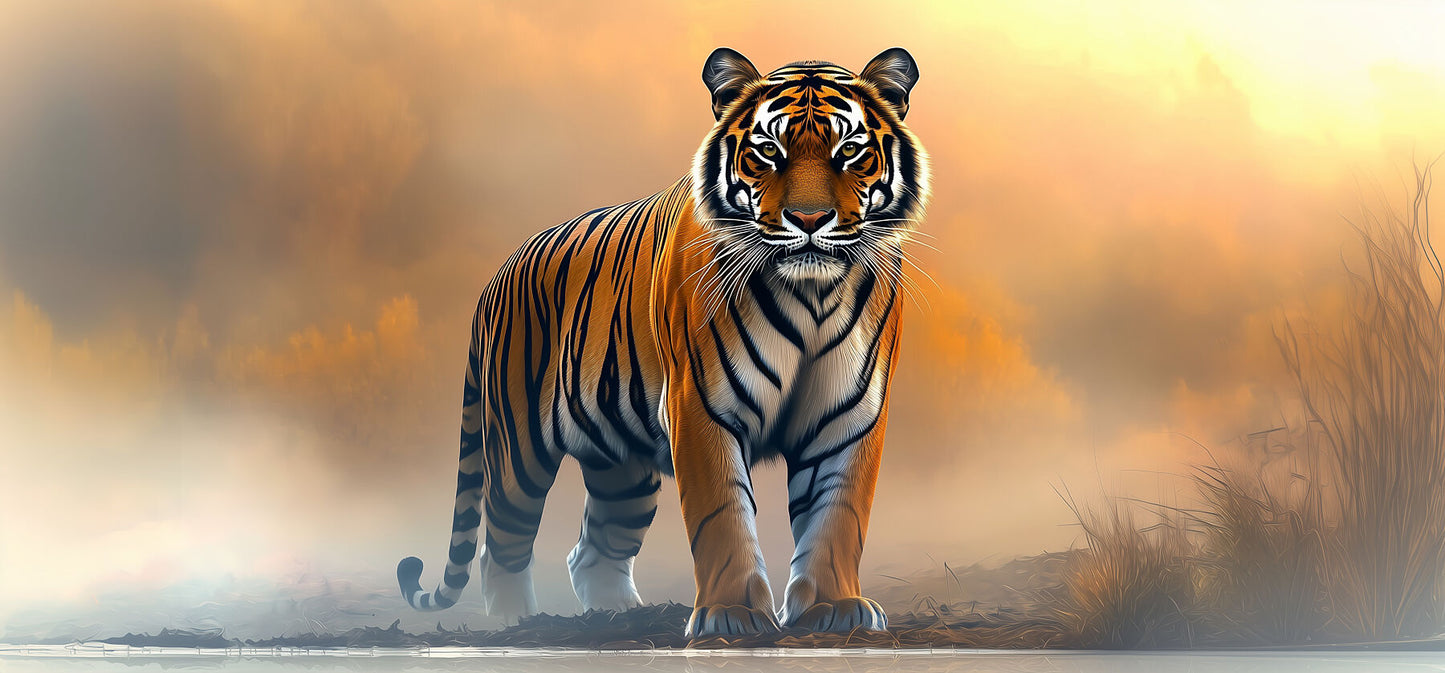 It’s About the Here and Now | Tiger Wall Art | Limited Edition | Wallimals