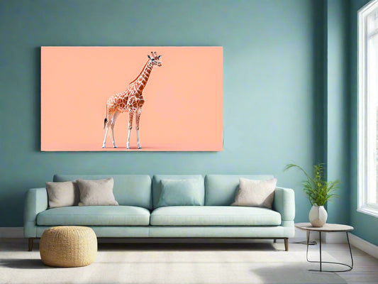 Just Giraffing | Giraffe Wall Art | Limited Edition | Wallimals