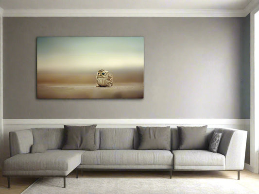 Just Sitting Here – Being Enough | Owl Wall Art | Limited Edition | Wallimals