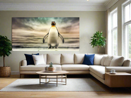 Keep Calm and Penguin On | Penguin Wall Art | Limited Edition | Wallimals