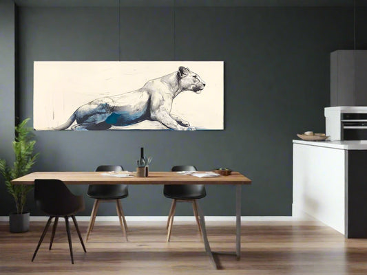 Keep Moving Forward | Lion Wall Art | Limited Edition | Wild Essence