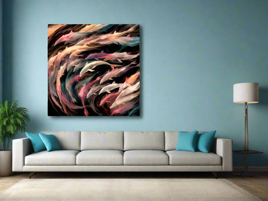 Leader or Follower? | Dolphin Wall Art | Limited Edition | Wallimals