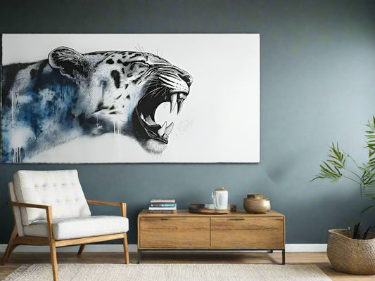 Leave Your Echo | Abstract Tiger Wall Art | Limited Edition | Wild Essence