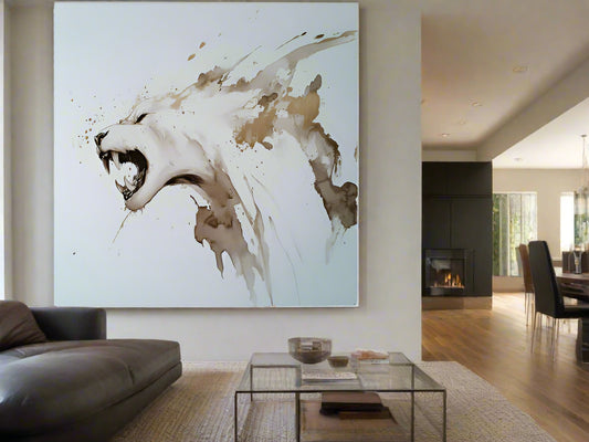 Let It All Out | Lion Wall Art | Limited Edition | Wild Essence