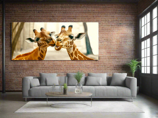 Let’s Get It On | Giraffe Wall Art | Limited Edition | Wallimals