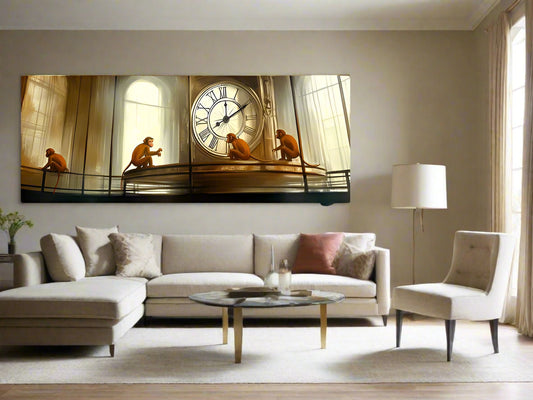 Make Each Moment Count | Monkey Wall Art | Limited Edition | Wallimals