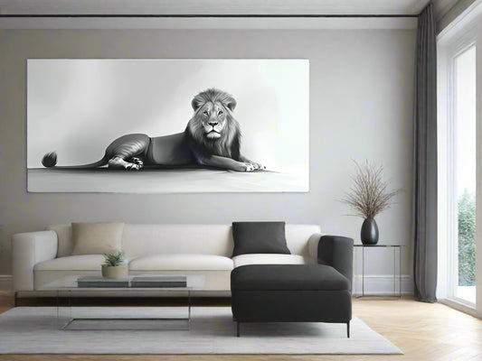 More Than a Beautiful Appearance | Lion Wall Art | Limited Edition | Wallimals
