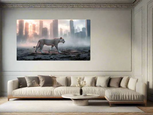 New Day, New Beginnings | Lion Wall Art | Limited Edition | Wallimals