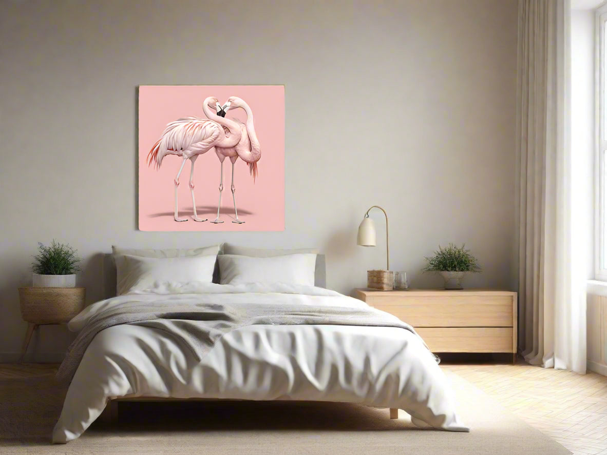 Not Who You Love, How You Love | Flamingo Wall Art | Limited Edition | Wallimals