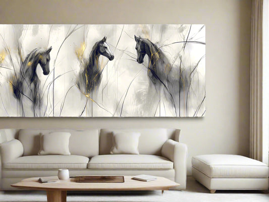 One for All - All for One | Horse Wall Art | Limited Edition | Wild Essence