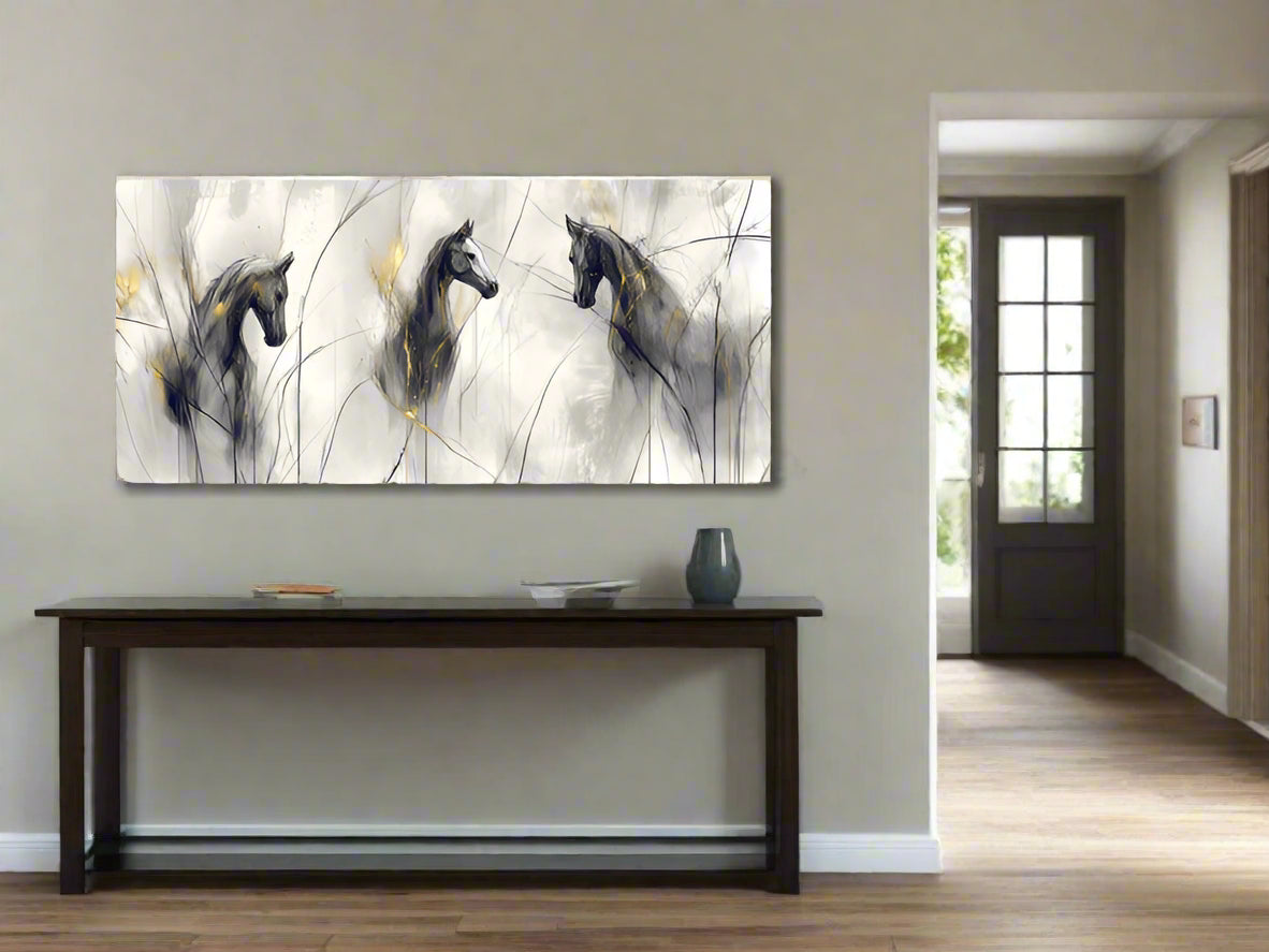 One for All - All for One | Horse Wall Art | Limited Edition | Wild Essence