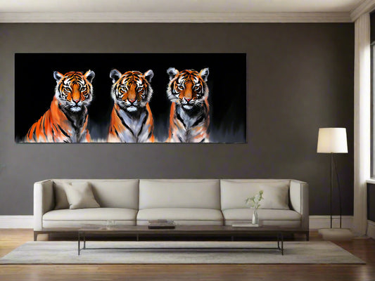 Pay Attention | Tiger Wall Art | Limited Edition | Wallimals