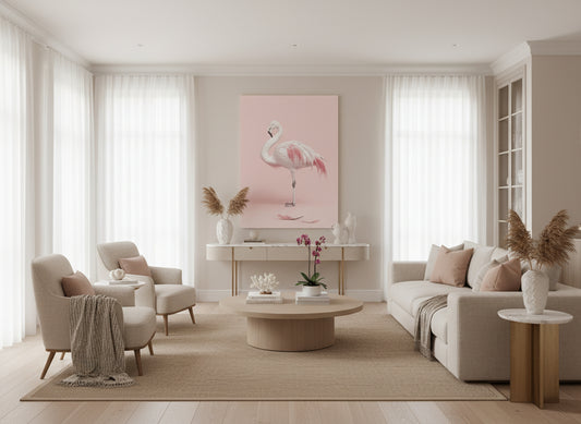 Pretty in Pink | Flamingo Wall Art | Limited Edition | Wallimals