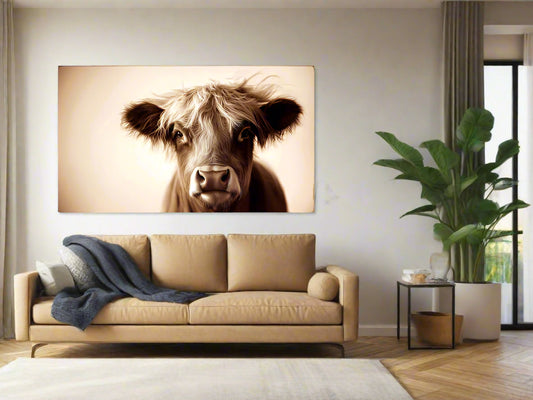 Right in Front of You | Ox Wall Art | Limited Edition | Wallimals