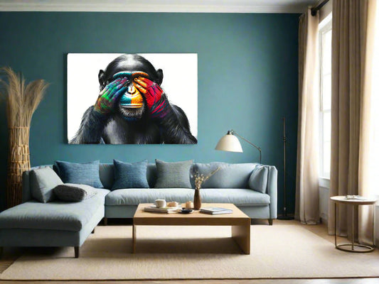 Selective Vision | Chimpanzee Wall Art | Limited Edition | Wild Essence