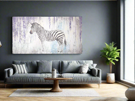 Soft Focus | Zebra Wall Art | Limited Edition | Wallimals