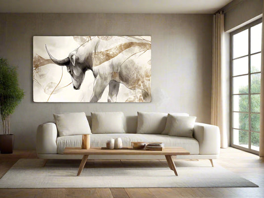 Stand Your Ground | Ox Wall Art | Limited Edition | Wallimals