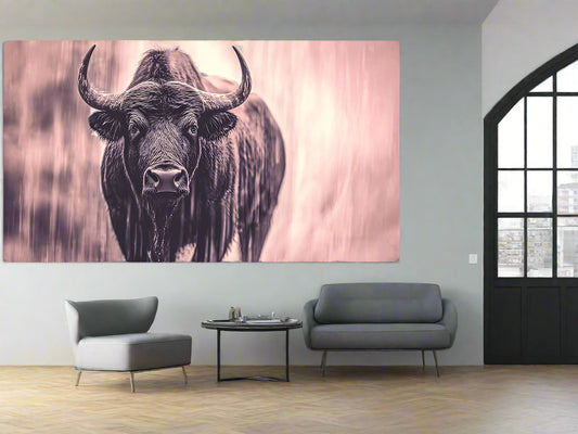 Stand in the Rain | Ox Wall Art | Limited Edition | Wild Essence